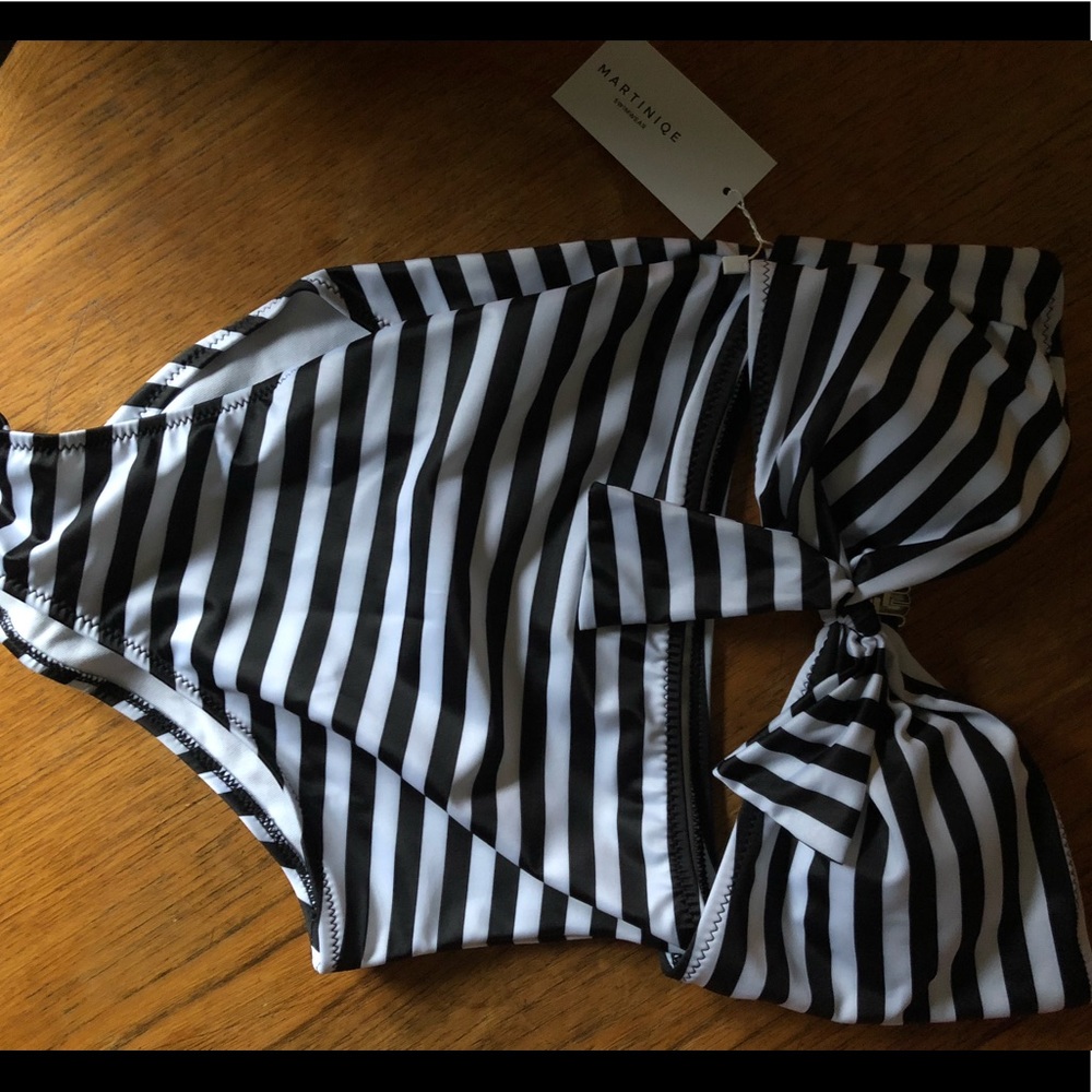Martinique Striped One Piece NWT